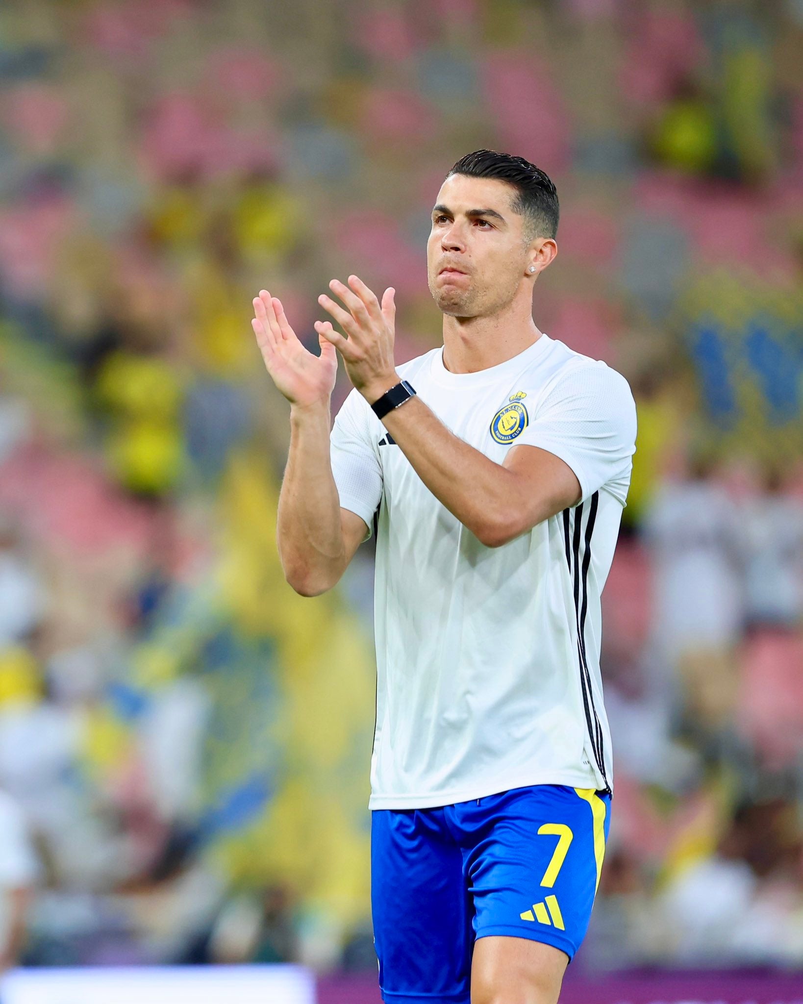 Cristiano Ronaldo Sr.in his debut