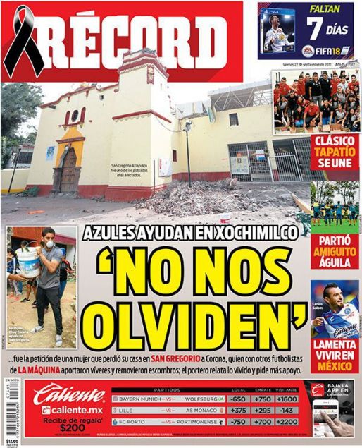 Portada 22 Septiembre 2017