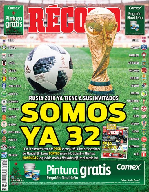 Portada 16 Noviembre 2017