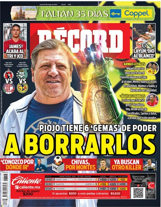 Portada 10 Mayo 2018