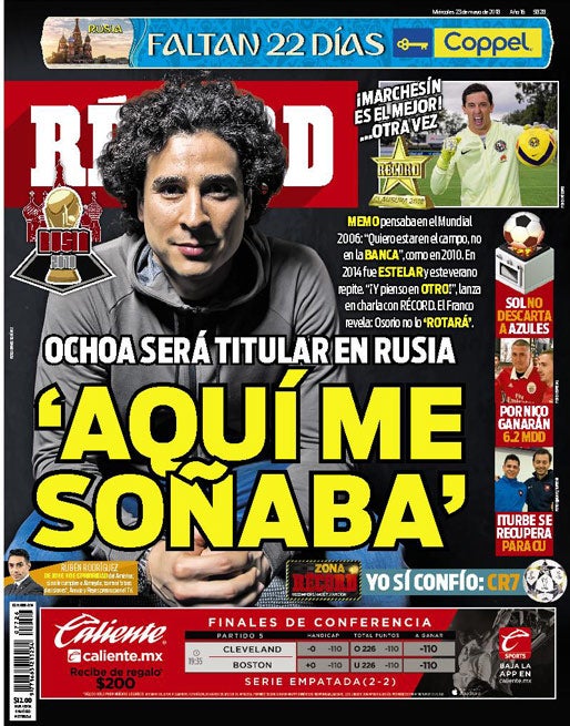 Portada 23 Mayo 2018