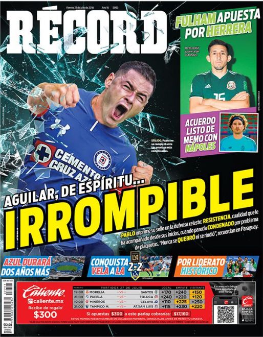 Portada 27 Julio 2018