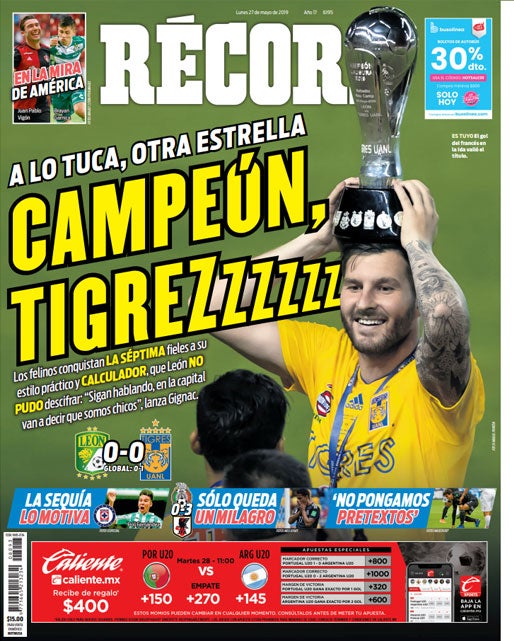 Tigres, Campeón