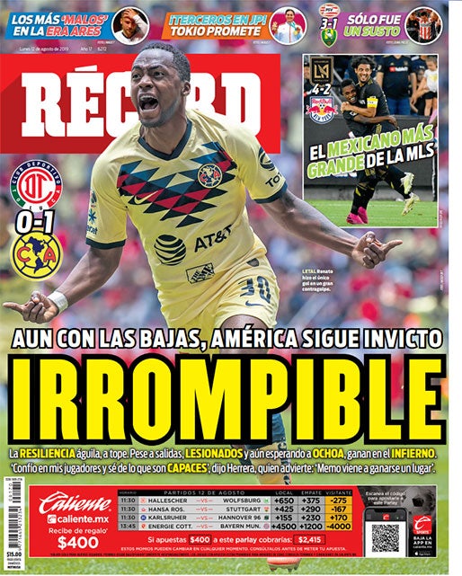 América sigue invicto