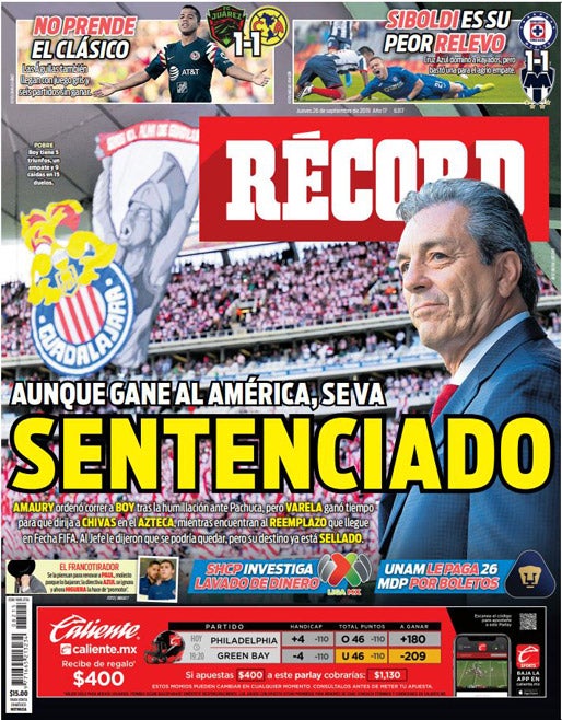 Portada 26 Septiembre 2019