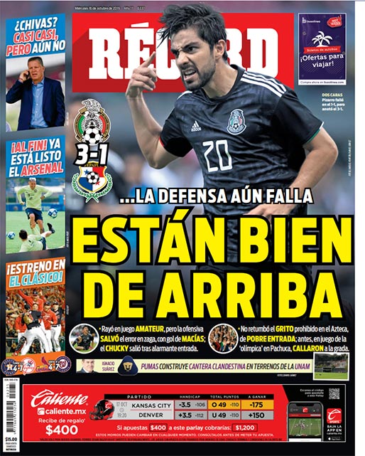 Portada 16 Octubre 2019