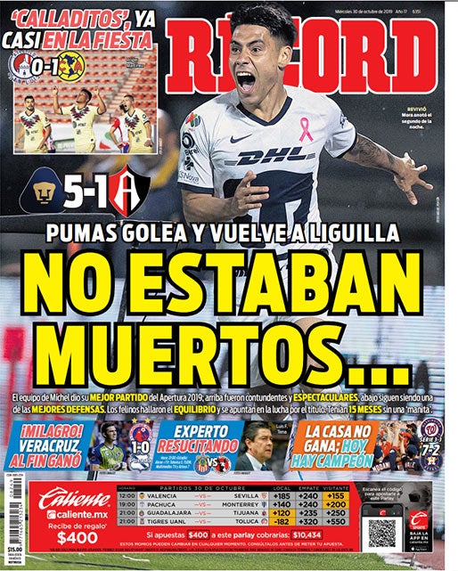 Portada 30 Octubre 2019