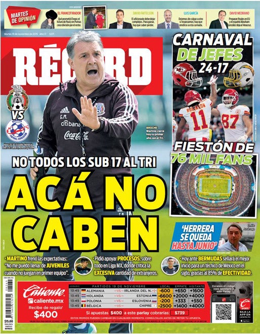 Portada 19 Noviembre 2019