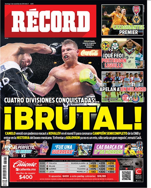 Portada 03 Noviembre 2019