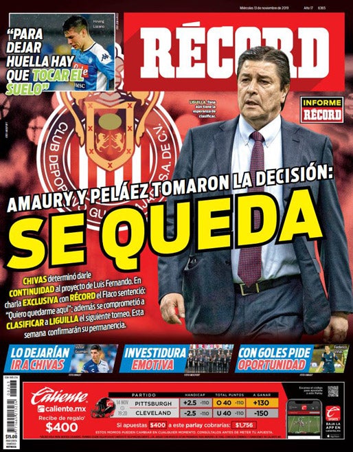 Portada 13 Noviembre 2019