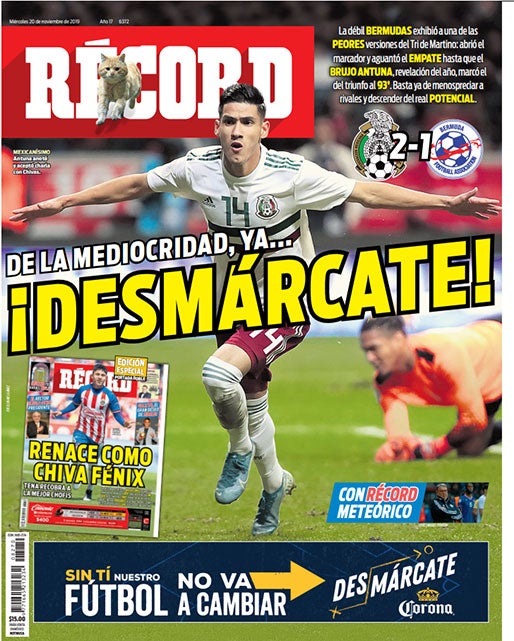 Portada 20 Noviembre 2019