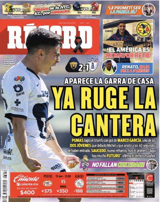 Ya ruge la cantera de Pumas