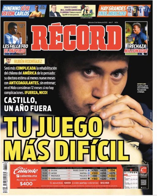 El juego más difícil de Nico Castillo