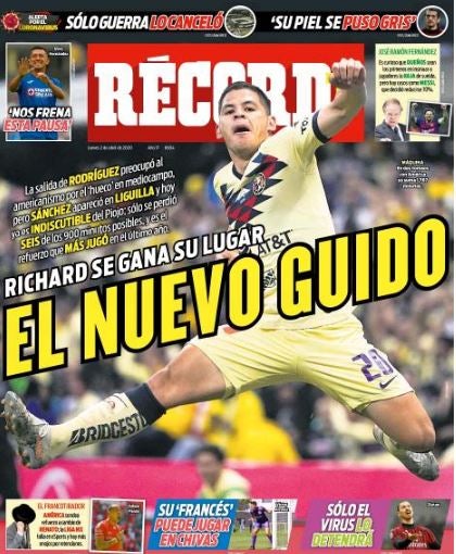 Portada RÉCORD 2020-04-02