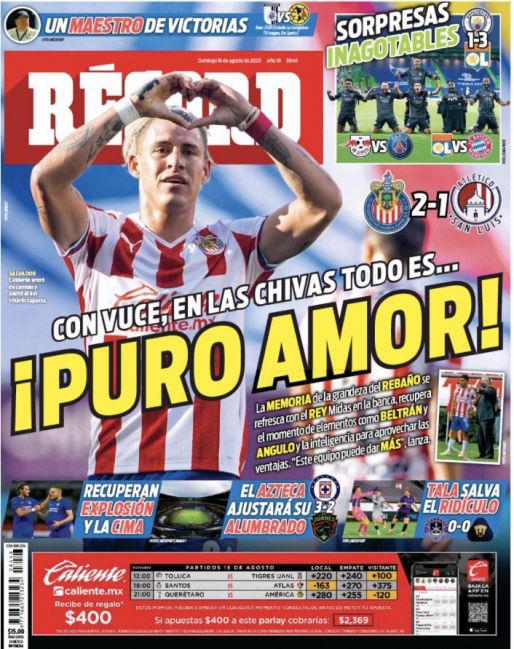 Con Vucetich, en las Chivas todo es amor