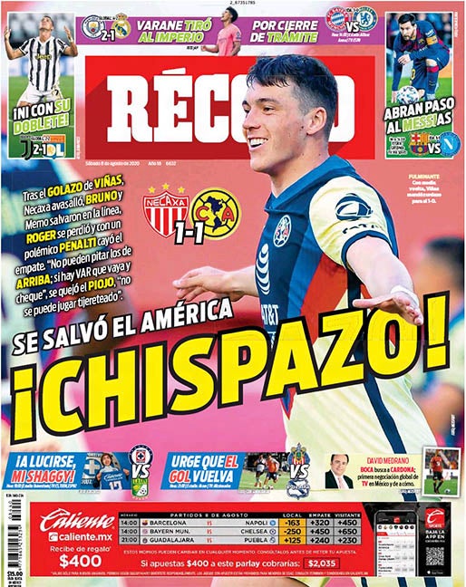 Portada 08 Agosto 2020