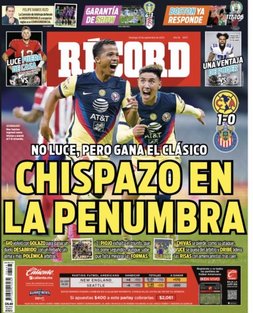 Portada 20 Septiembre 2020