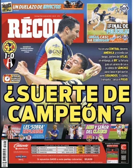 Portada 25 Octubre 2020