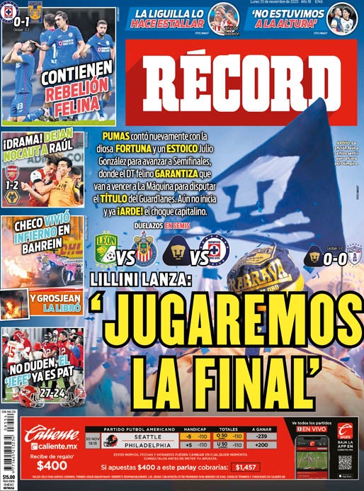 Portada 30 Noviembre 2020