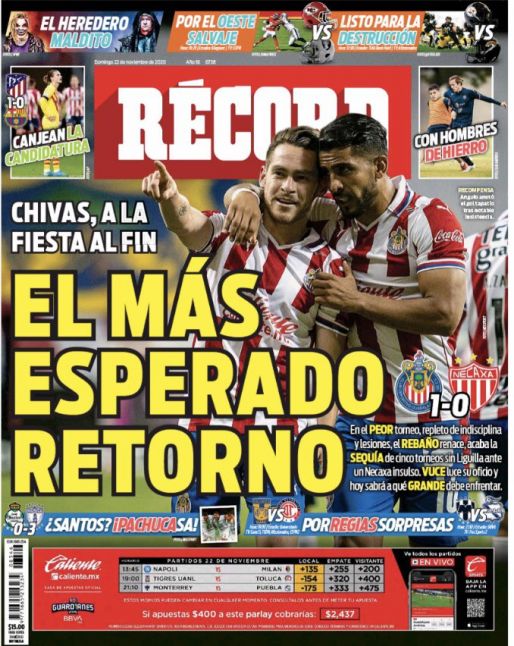 Portada 22 Noviembre 2020