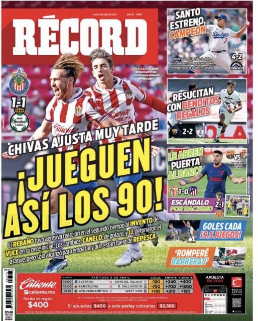 Chivas ajustó tarde