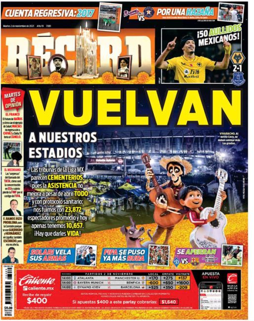 Vuelvan a los estadios