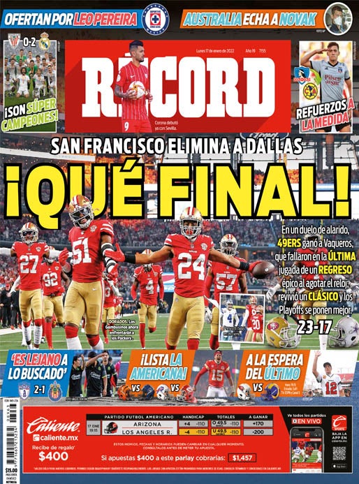 San Francisco eliminó a Dallas: ¡Qué Final!