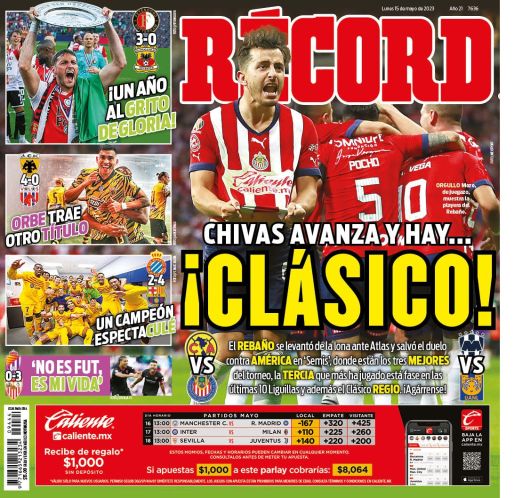 Chivas avanza y hay... ¡Clásico!