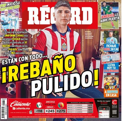 Portada RÉCORD 09 Junio 2023
