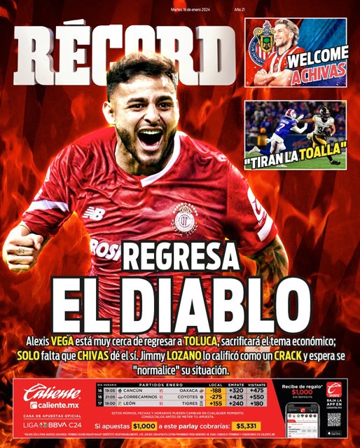 Regresa el Diablo