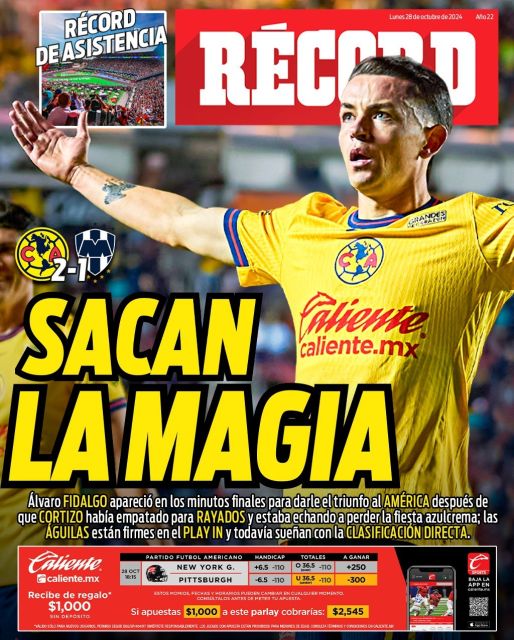 Portada RÉCORD 28 octubre 2024