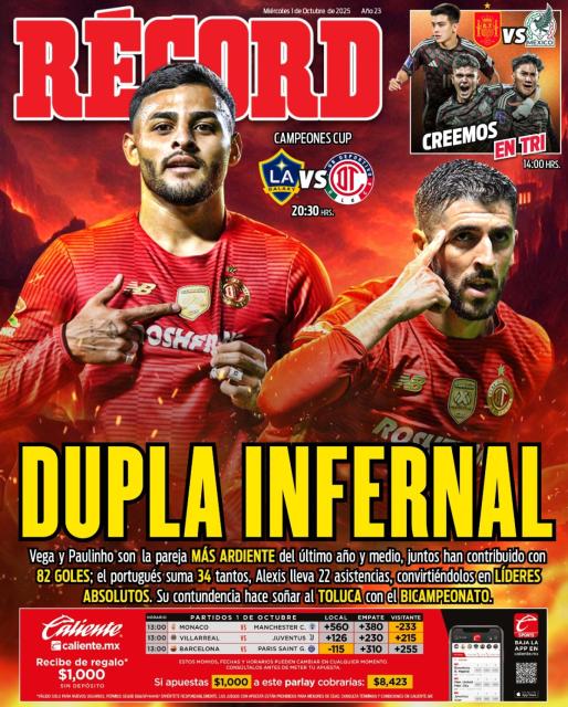 Portada RÉCORD 01 octubre 2025