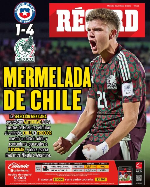 Portada RÉCORD 8 octubre 2025