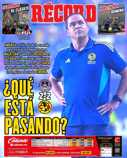 Portada RÉCORD 25 octubre 2025