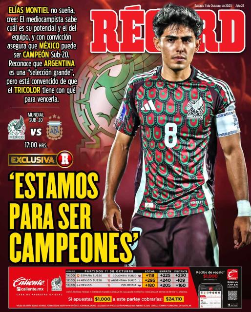 Portada RÉCORD 11 de octubre de 2025