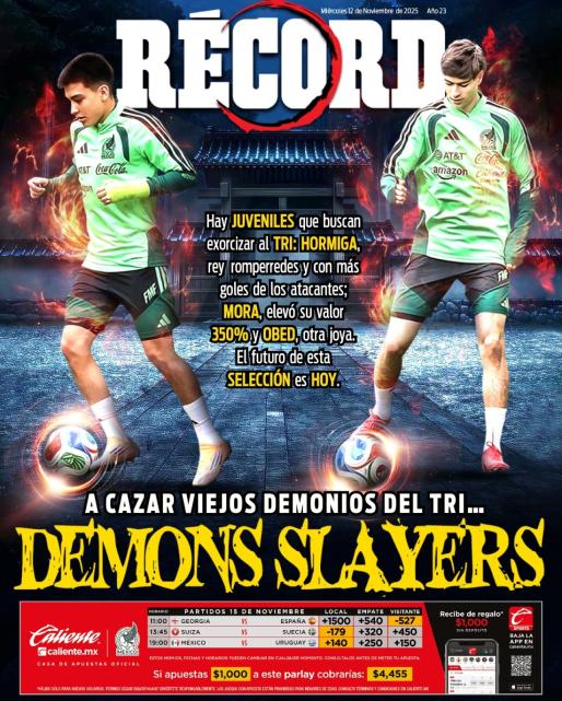 Portada RÉCORD 12 noviembre 2025