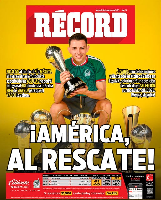 ¡América al rescate!