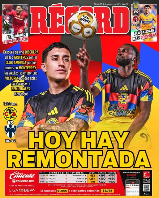 Portada RÉCORD 29 de noviembre de 2025