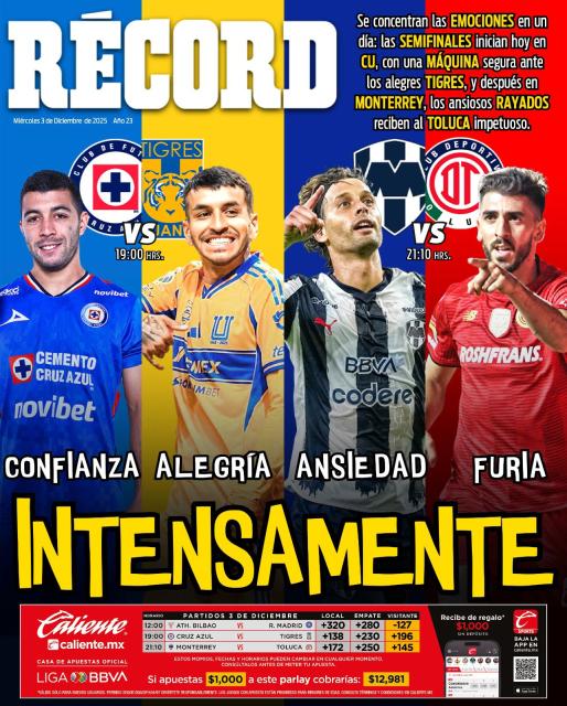 Portada RECORD 3 diciembre 2025
