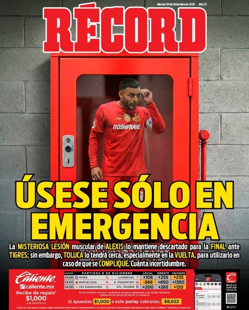 Portada RÉCORD 9 diciembre 2025