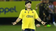 Maradona en partido con Dorados 