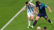 Gvardiol tuvo la marca de Messi en el partido
