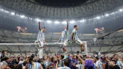 Qatar 2022: Jugadores de Argentina se llevan las redes de la portería tras ser campeones
