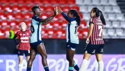 Triplete de Ihezuo y exhibición ofensiva: Pachuca Femenil arrasa a Alajuelense