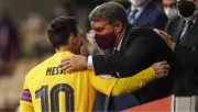 Messi y Laporta