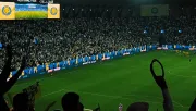 Así se vio desde la tribuna el golazo de CR7