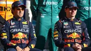 Checo Pérez y Max Verstappen 