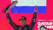 Max Verstappen celebra tras ganar el GP de Qatar