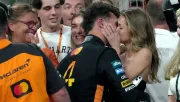Magui Corceiro, la novia de Lando Norris, robó reflectores 