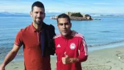 ¡Se juntan los genios! Nery Castillo presume encuentro con Novak Djokovic